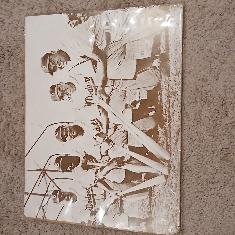 Vintage MLB dodgers photo